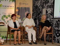 Rok e-žien november 2015 Anna Berec,  Janka Zimman, Katarína Mikle