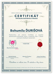 virtuálne asistentky certifikát e-ženy