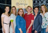 Rok E-žien máj 2016 - zľava Slávka Halčáková, Zuzana Ondrisová, Andrea Trávničková, Gabriela Revická, Zuzana Hanzelová a Barbara Buľubašová
